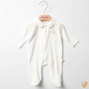 Tutina cotone fiorellini Completo e Pagliaccetto