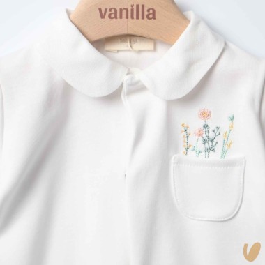 Tutina cotone fiorellini Completo e Pagliaccetto
