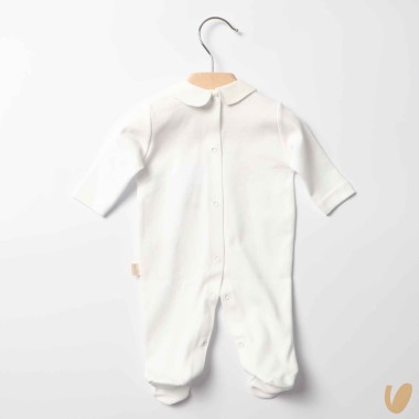 Tutina cotone e lino fiorellini Completo e Pagliaccetto