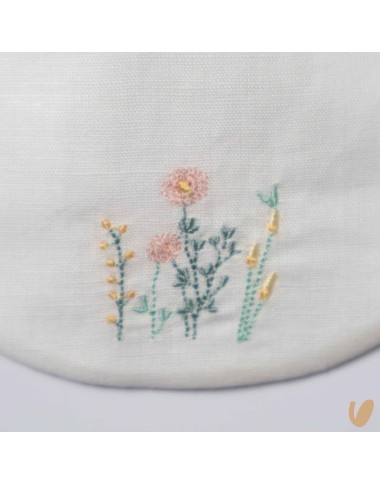 Flower linen bavetta