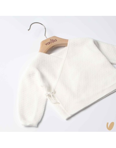 Cardigan incrociato in filo di cotone Maglia e Cardigan