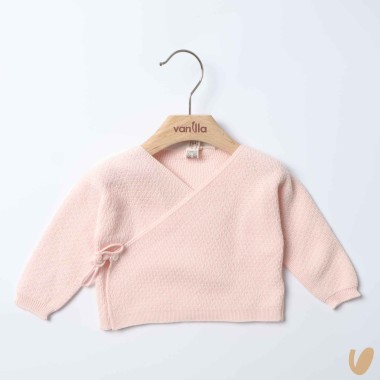 Cardigan incrociato in filo di cotone Maglia e Cardigan