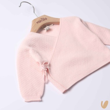 Cardigan incrociato in filo di cotone Maglia e Cardigan