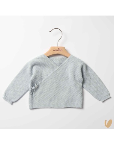 Cardigan incrociato in filo di cotone Maglia e Cardigan