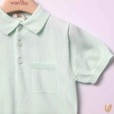 Polo in filo di cotone organico T-Shirt e Polo