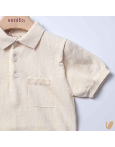 Polo in organic cotton thread