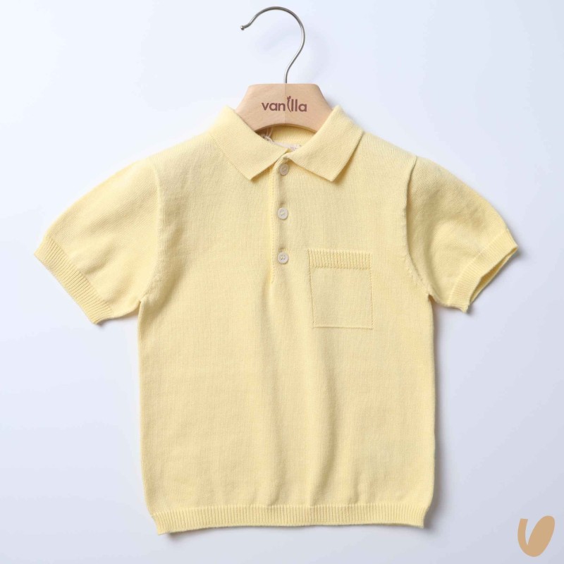 Polo in filo di cotone organico T-Shirt e Polo