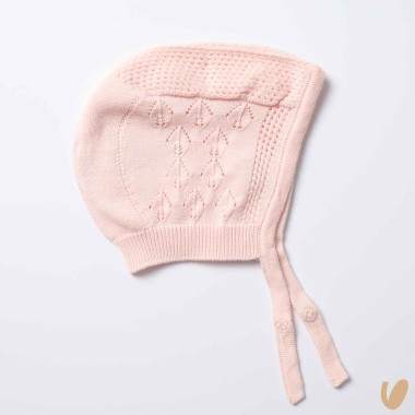 Cuffietta nascita in cotone organico Cappello e Guanti