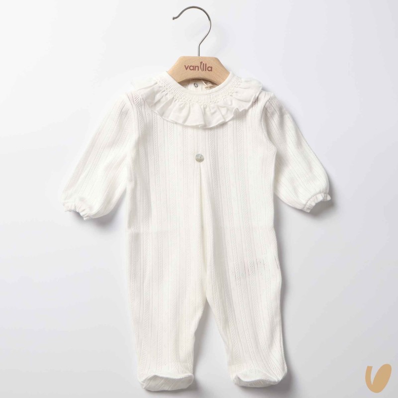 Tutina in cotone trafori Tutina