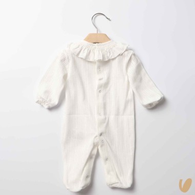 Tutina in cotone trafori Tutina