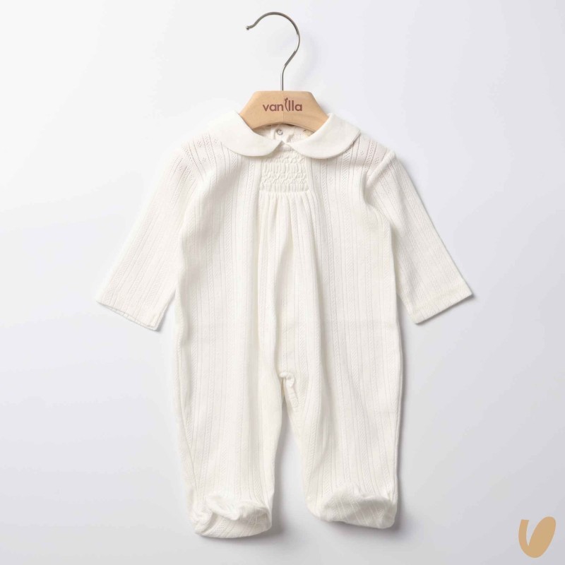 Tutina in cotone trafori Tutina