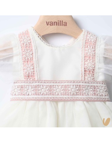 Abito elegante tulle Battesimo