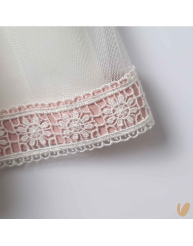 Abito elegante tulle Battesimo