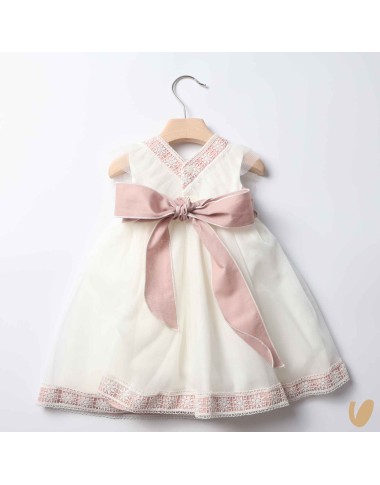 Abito elegante tulle Battesimo