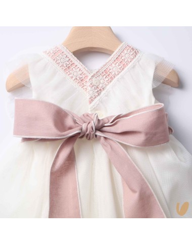 Abito elegante tulle Battesimo