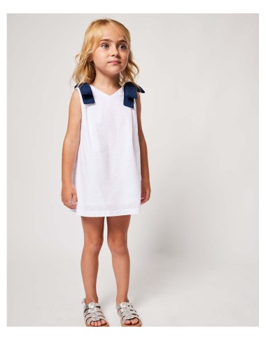 Seersucker and Sangallo dress