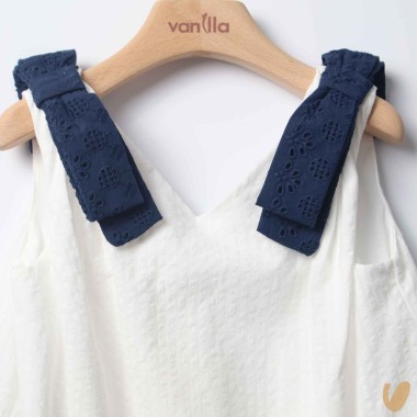 Abito seersucker e sangallo Abito e Tuta