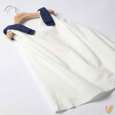 Abito seersucker e sangallo Abito e Tuta