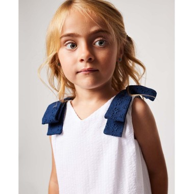 Abito seersucker e sangallo Abito e Tuta