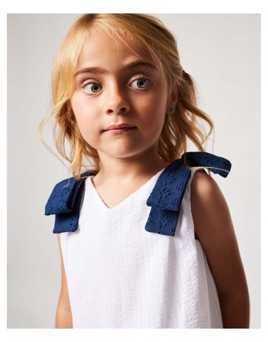 Seersucker and Sangallo dress