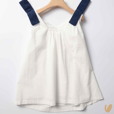 Abito seersucker e sangallo Abito e Tuta