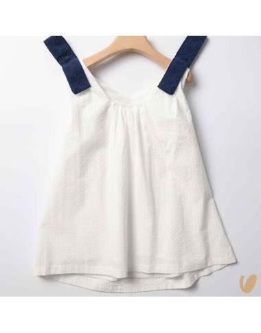 Seersucker and Sangallo dress