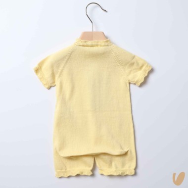 Pagliaccetto in filo di cotone Completo e Pagliaccetto