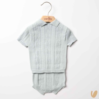 Polo e culotte cotone organico Completo e Pagliaccetto