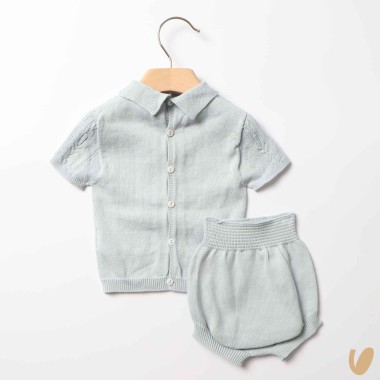 Polo e culotte cotone organico Completo e Pagliaccetto