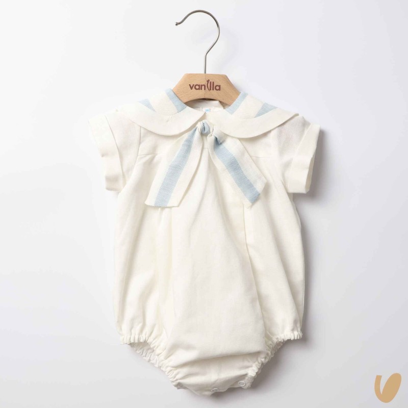 Pagliaccetto marinaretto in lino Completo e Pagliaccetto