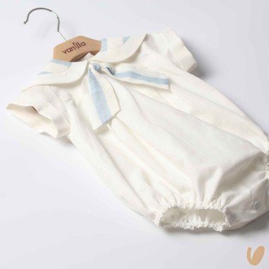 Pagliaccetto marinaretto in lino Completo e Pagliaccetto