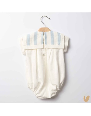 Pagliaccetto marinaretto in lino Completo e Pagliaccetto