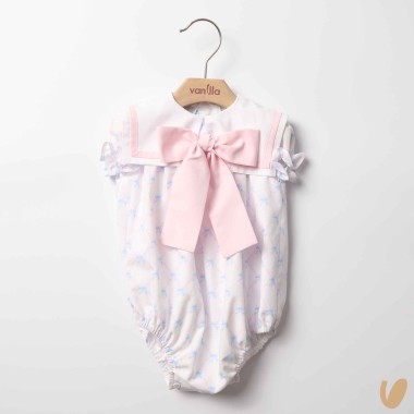 Pagliaccetto fiocchetti marinaretto Completo e Pagliaccetto