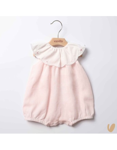 Romper in pure linen