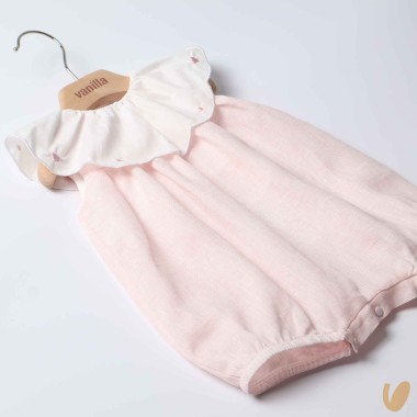 Pagliaccetto in puro lino Completo e Pagliaccetto