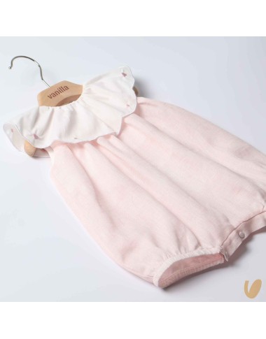 Romper in pure linen