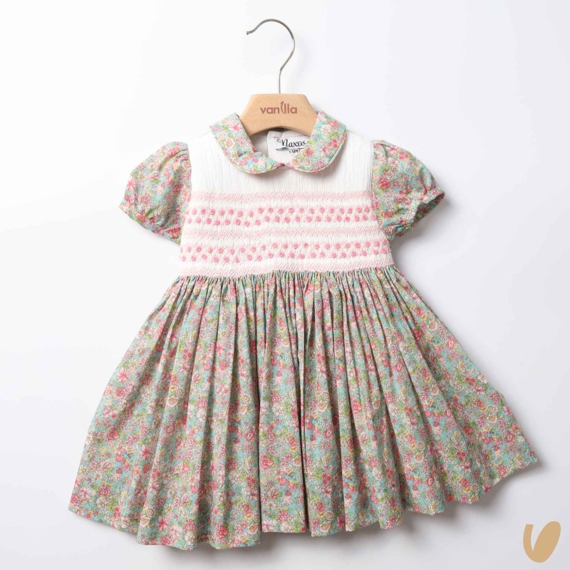 Abito punto smock ricamato Abito e Tute