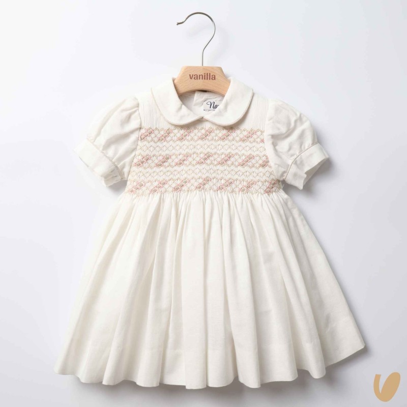 Abito punto smock ricamato Abito e Tute