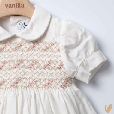 Abito punto smock ricamato Abito e Tute