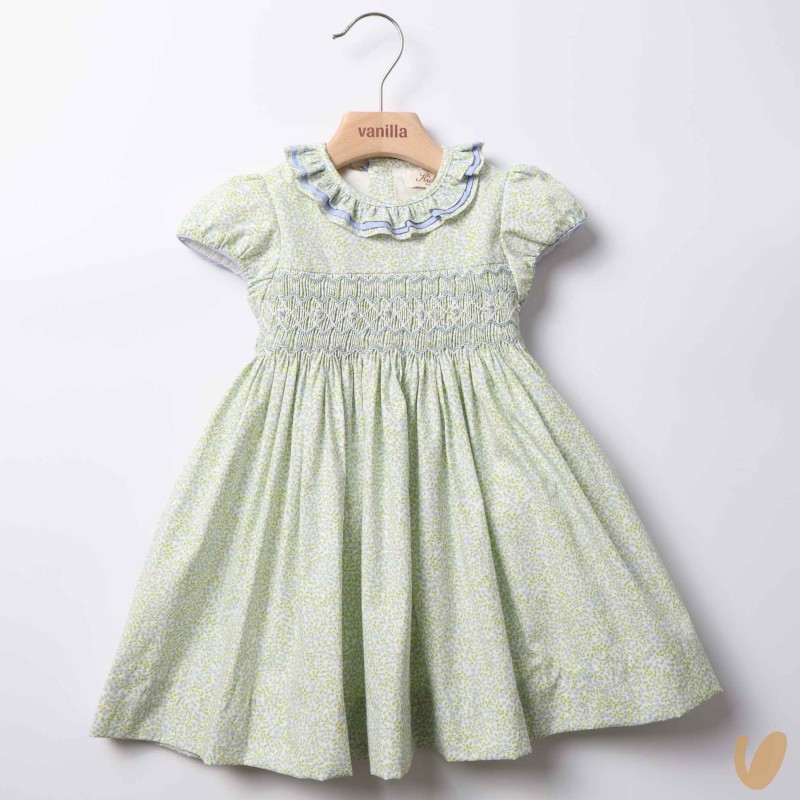 Abito in popeline punto smock Abito e Tuta