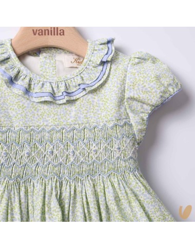 Dress in poplin smock point