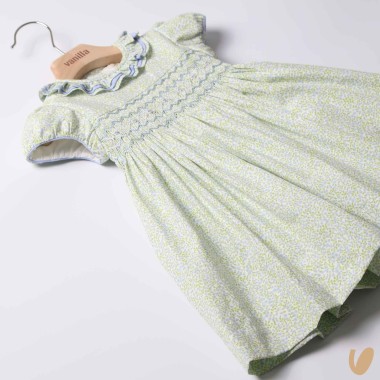 Abito in popeline punto smock Abito e Tuta