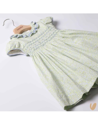 Dress in poplin smock point