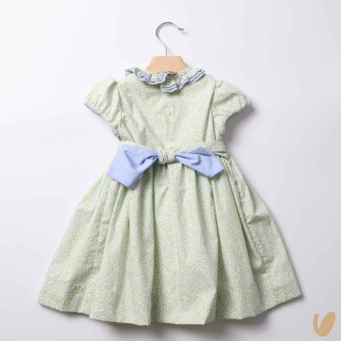 Abito in popeline punto smock Abito e Tuta