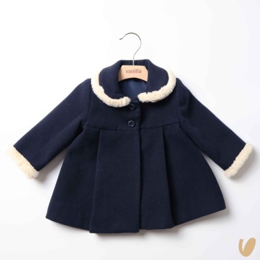Cappotto con ecopelliccia Neonata 0/36