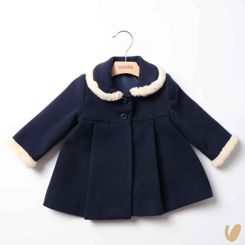 Cappotto con ecopelliccia Neonata 0/36