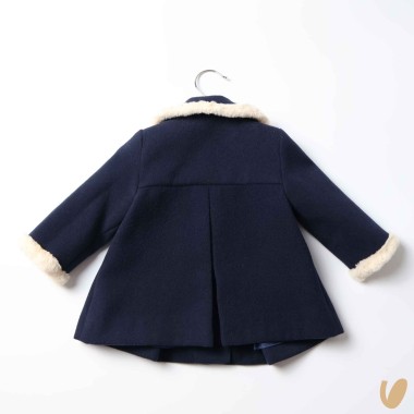 Cappotto con ecopelliccia Neonata 0/36