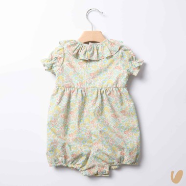 Pagliaccetto punto smock liberty Completo e Pagliaccetto