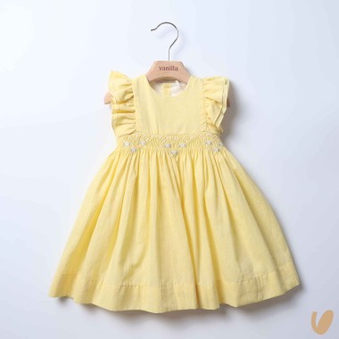 Abito punto smock In lino Abito e Tuta