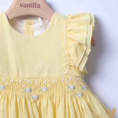 Abito punto smock In lino Abito e Tuta